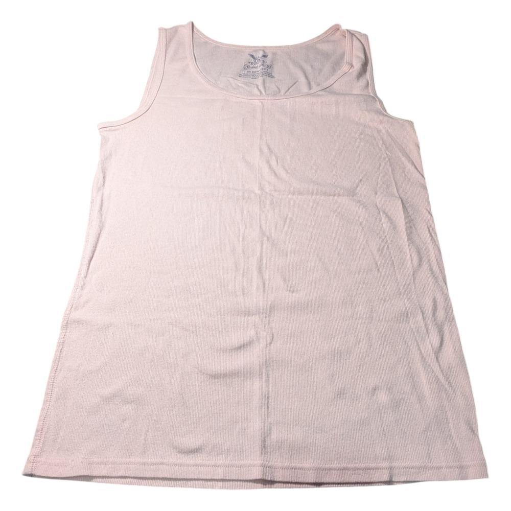 Faded Glory Soft Pink Tank Top Size 3XL 22-24W